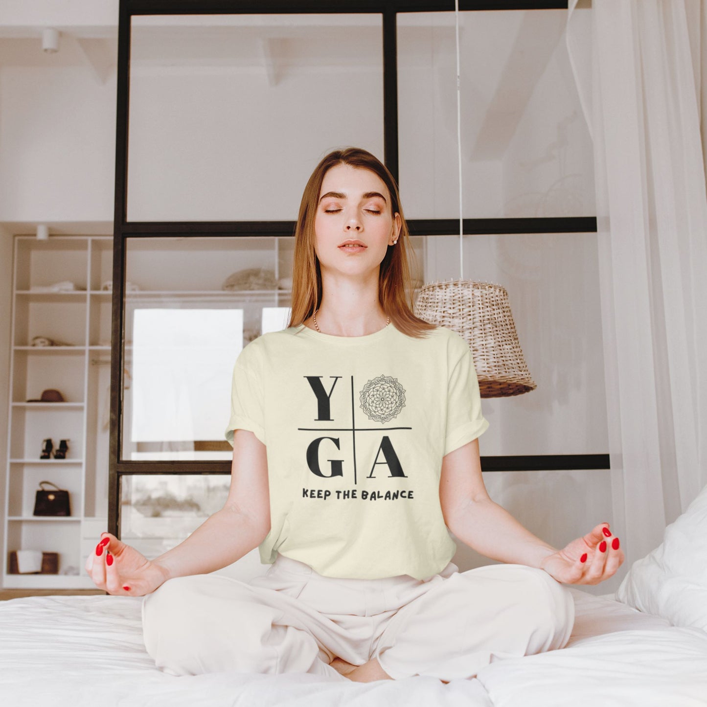 Chic Yogic Women's Tee: Keep Your Balance in Style