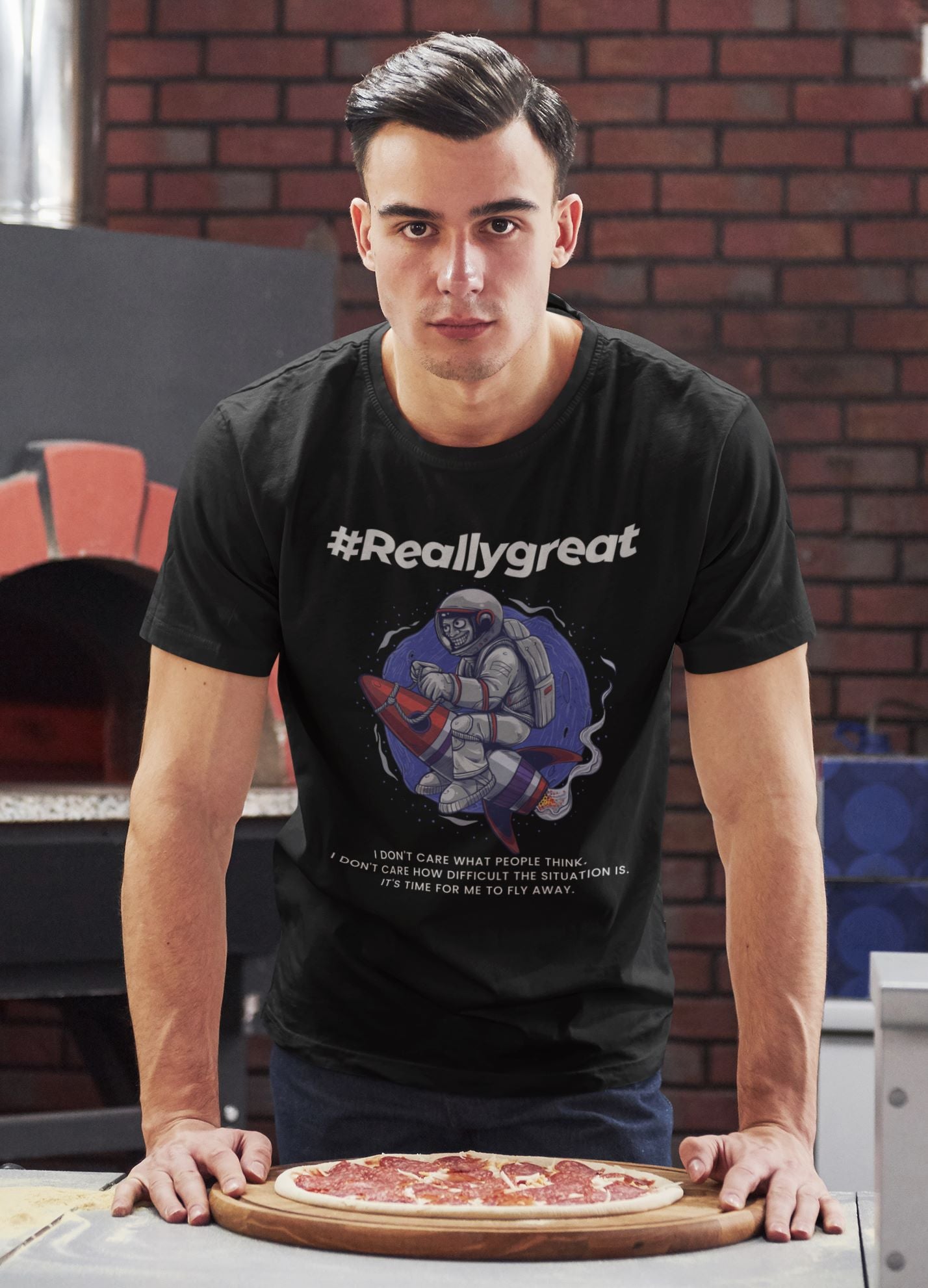 Cool joke t-shirts for summer | Funny Spaceman Design