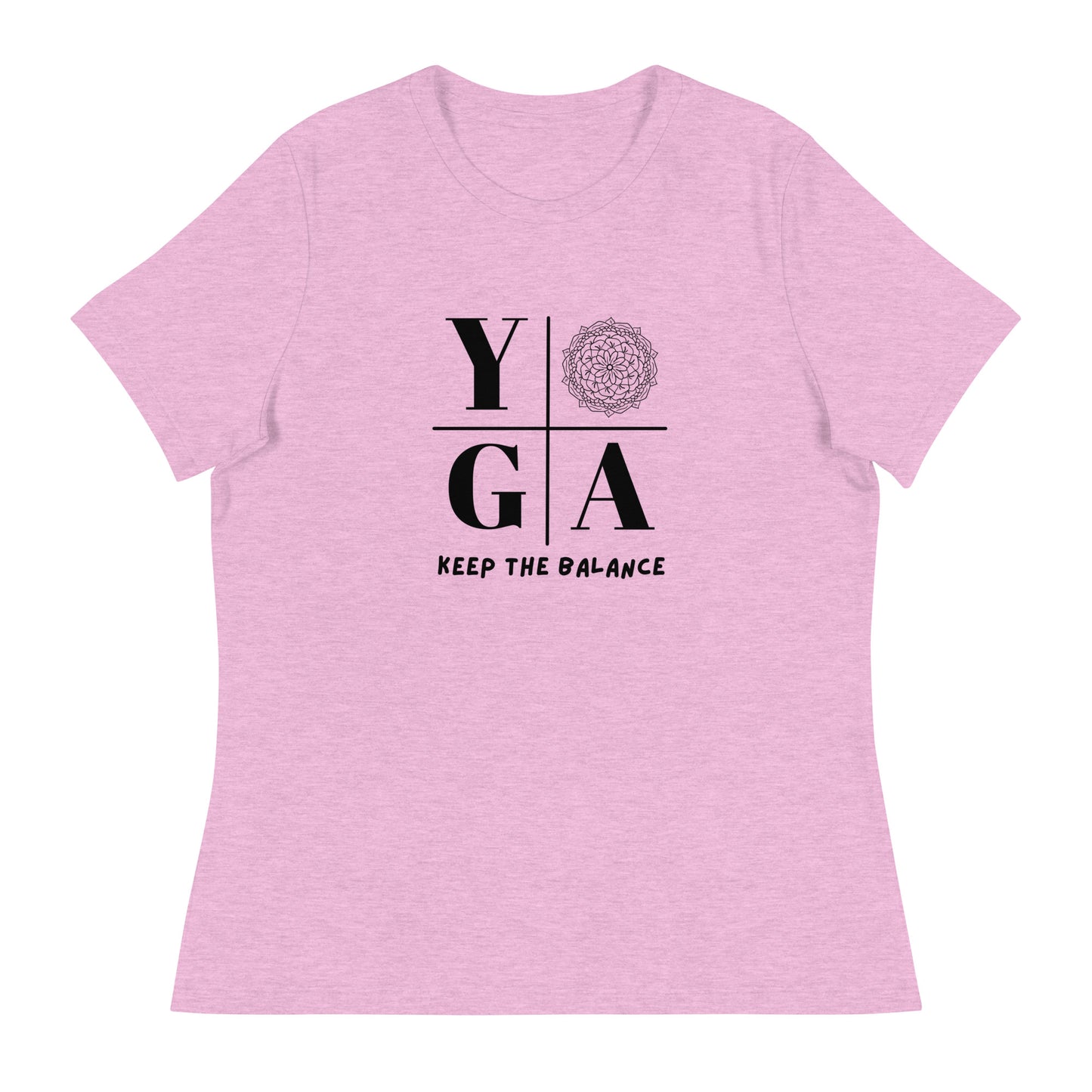 Chic Yogic Women's Tee: Keep Your Balance in Style