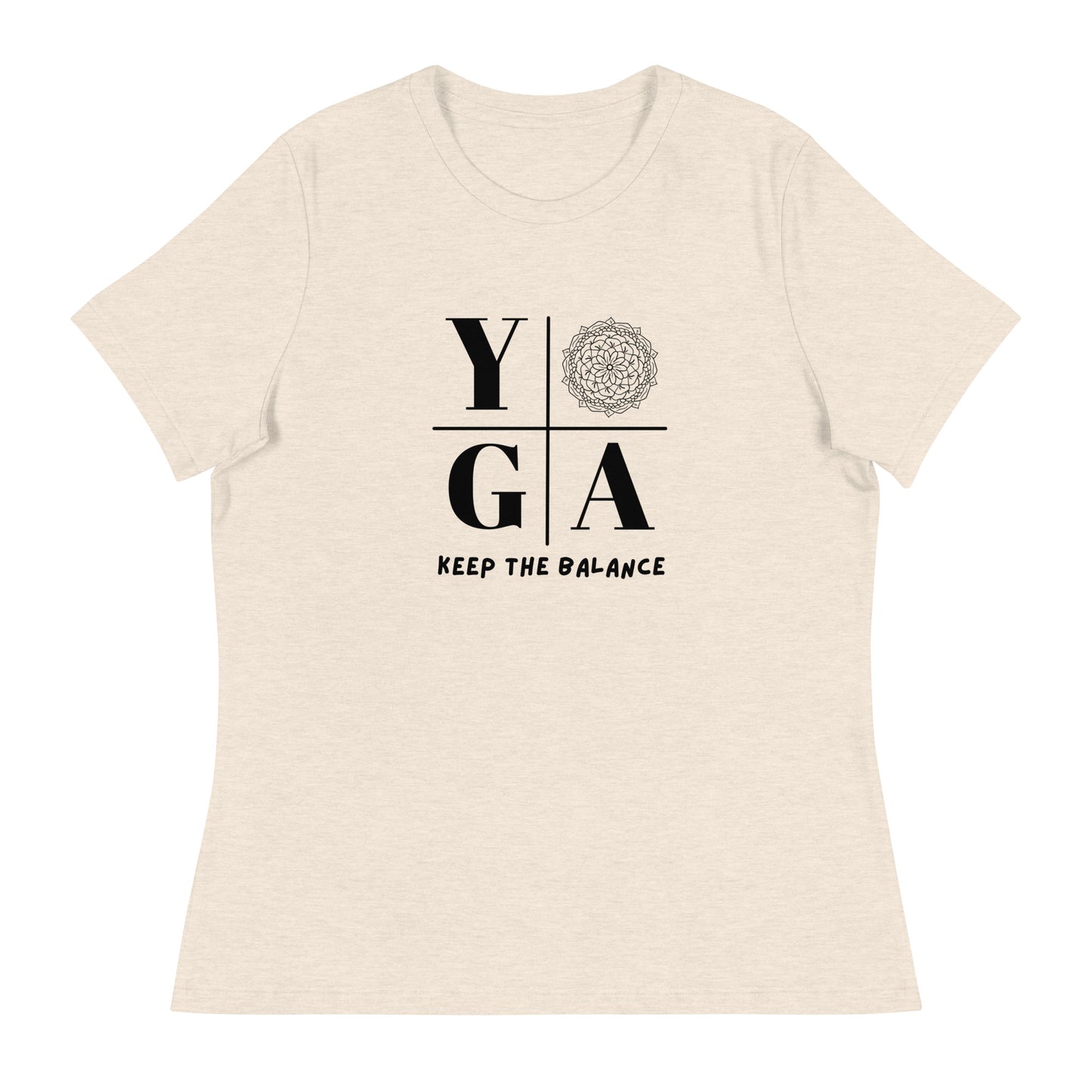 Chic Yogic Women's Tee: Keep Your Balance in Style
