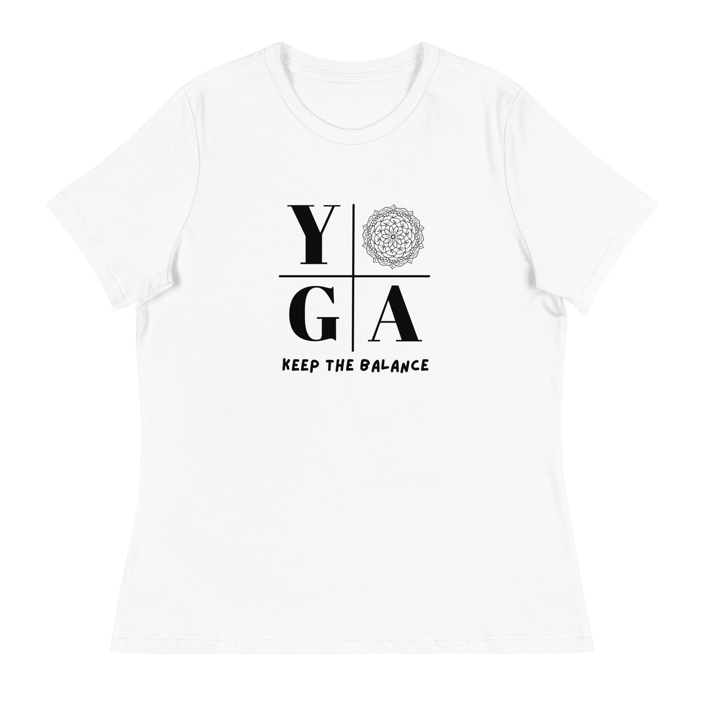 Chic Yogic Women's Tee: Keep Your Balance in Style