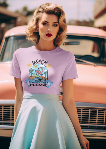 50s-inspired-mockup-featuring-a-beautiful-lady-with-a-retro-hairstyle-wearing-a-t-shirt-and-a-comfy-dress