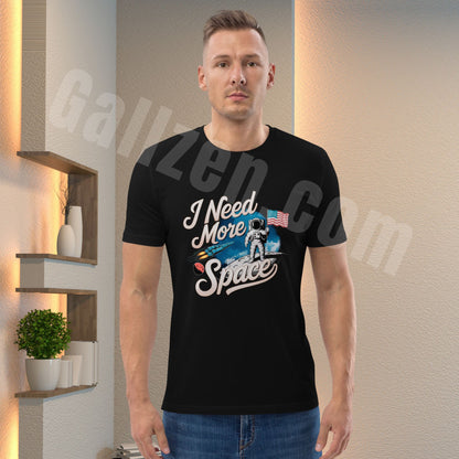Astronaut-Casual-Wear-black-T-shirt-for-Men-with-space-themed-design