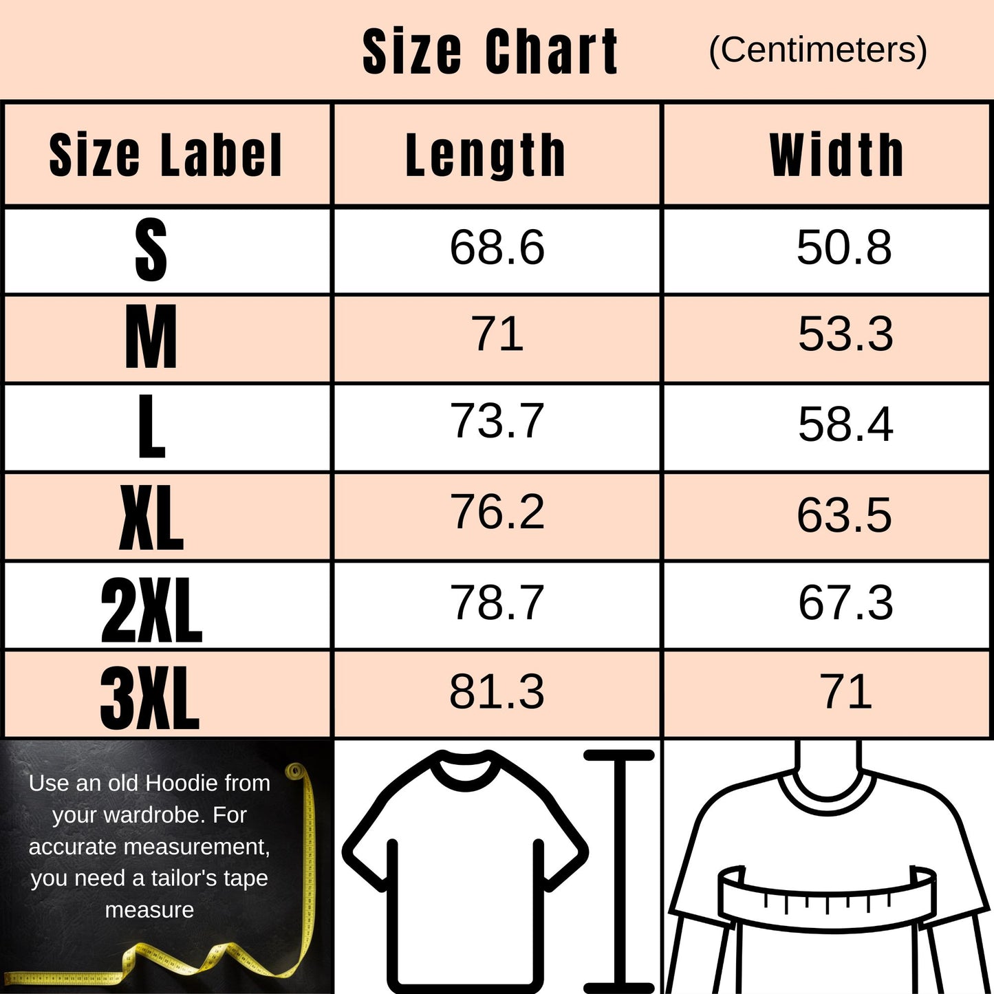 best-size-chart-for-unisex-hoodie