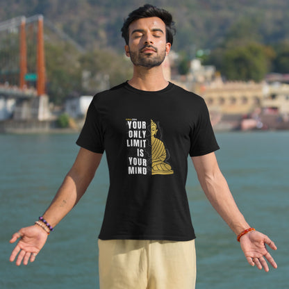 black-t-shirt-mockup-featuring-a-spiritual-man-meditating-in-nature