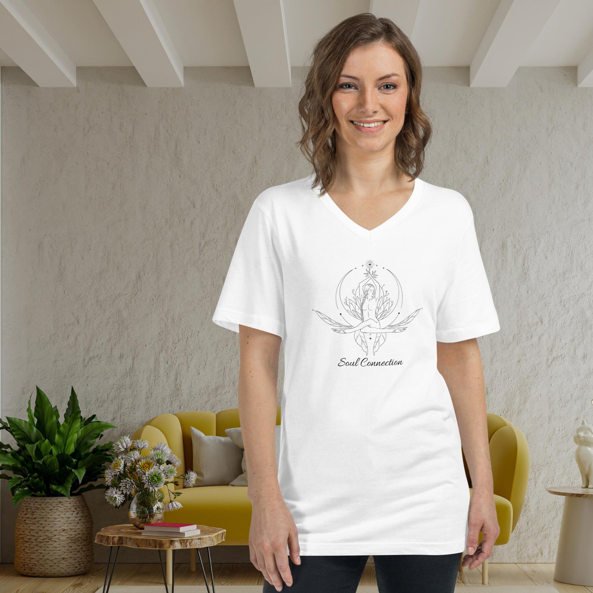 blond-woman-posing-in-elegant-living-room-lounge-after-her-yoga-morning-routine-and-wearing-xl-v-neck-t-shirt