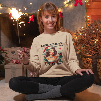 holiday-setting-with-a-cheerful-woman-in-a-cream-colored-sweater-surrounded-by-Christmas-lights-and-rustic-decor