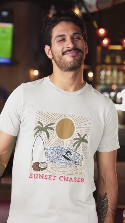 T-Shirt-Video-Mockup-Of-A-Happy-Bearded-Man-With-A-Beer-In-A-Beach-Restaurant