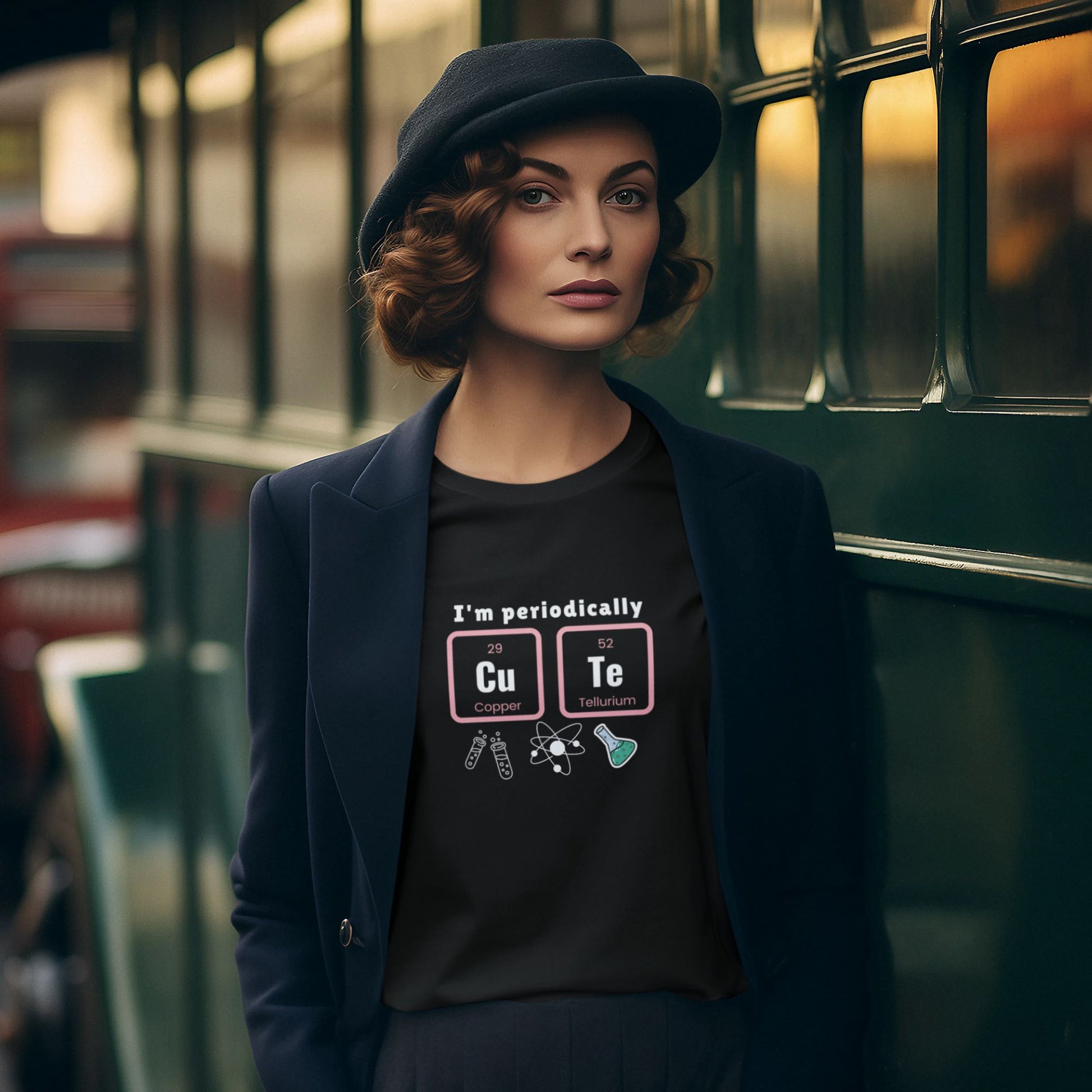 retro-themed-mockup-of-a-woman-with-a-black-t-shirt-wearing-combined-with-a-1930s-style