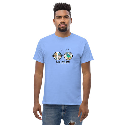 star-boy-posing-on-a-classic-tee-carolina-blue-color-for-summer-season