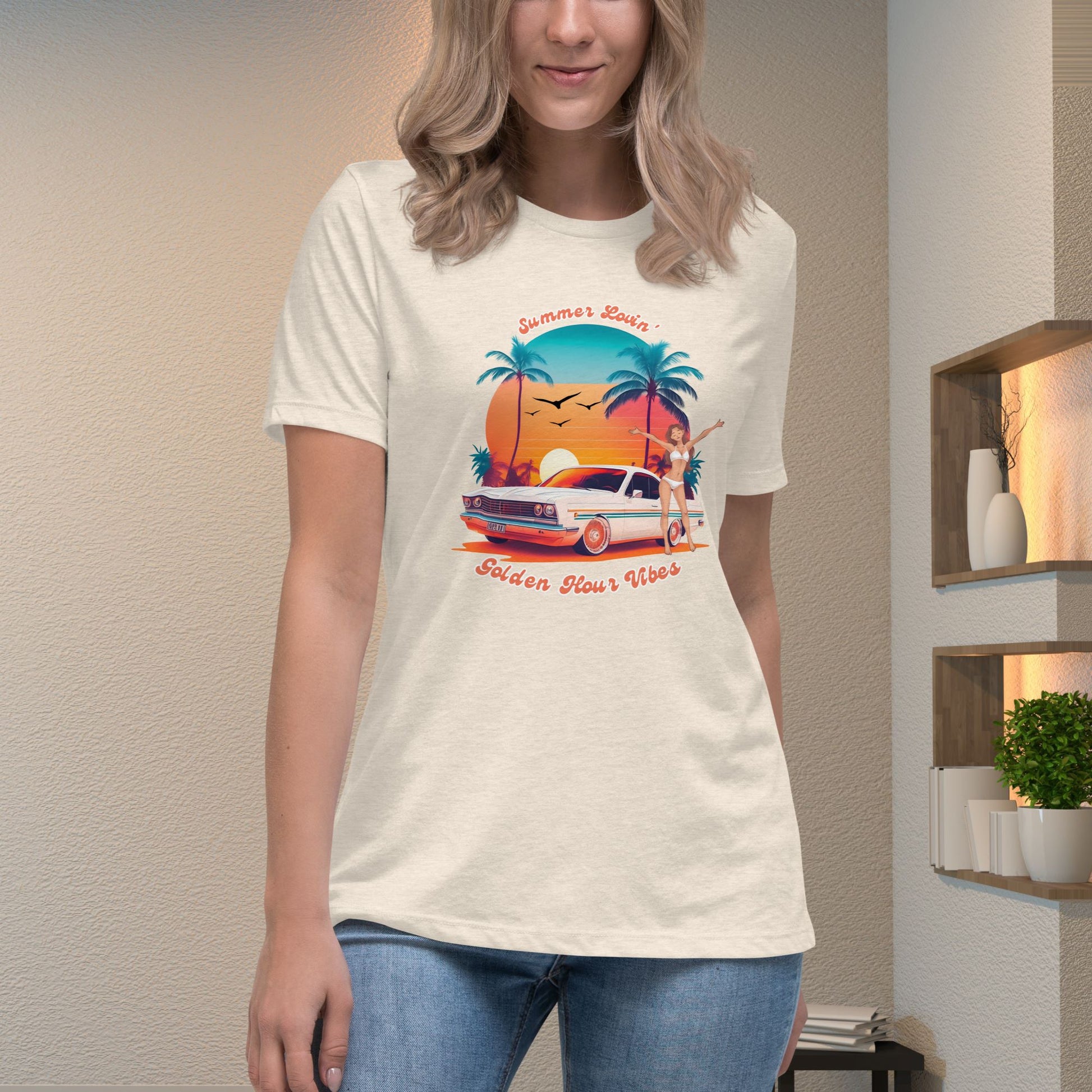 summer-retro-vibe-prism-natural-tee-for-women