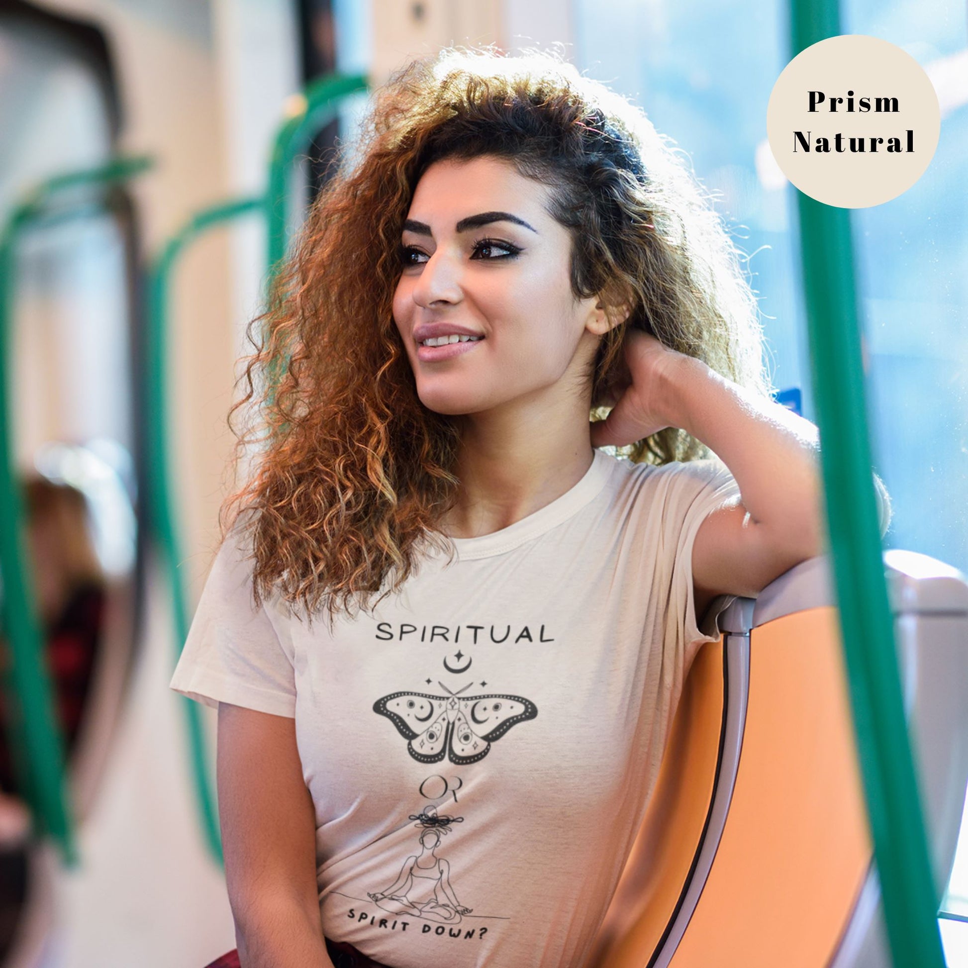 t-shirt-mockup-of-a-happy-woman-with-curly-hair-taking-the-subway-to-go-home