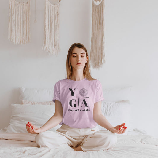 Chic Yogic Women's Tee: Keep Your Balance in Style