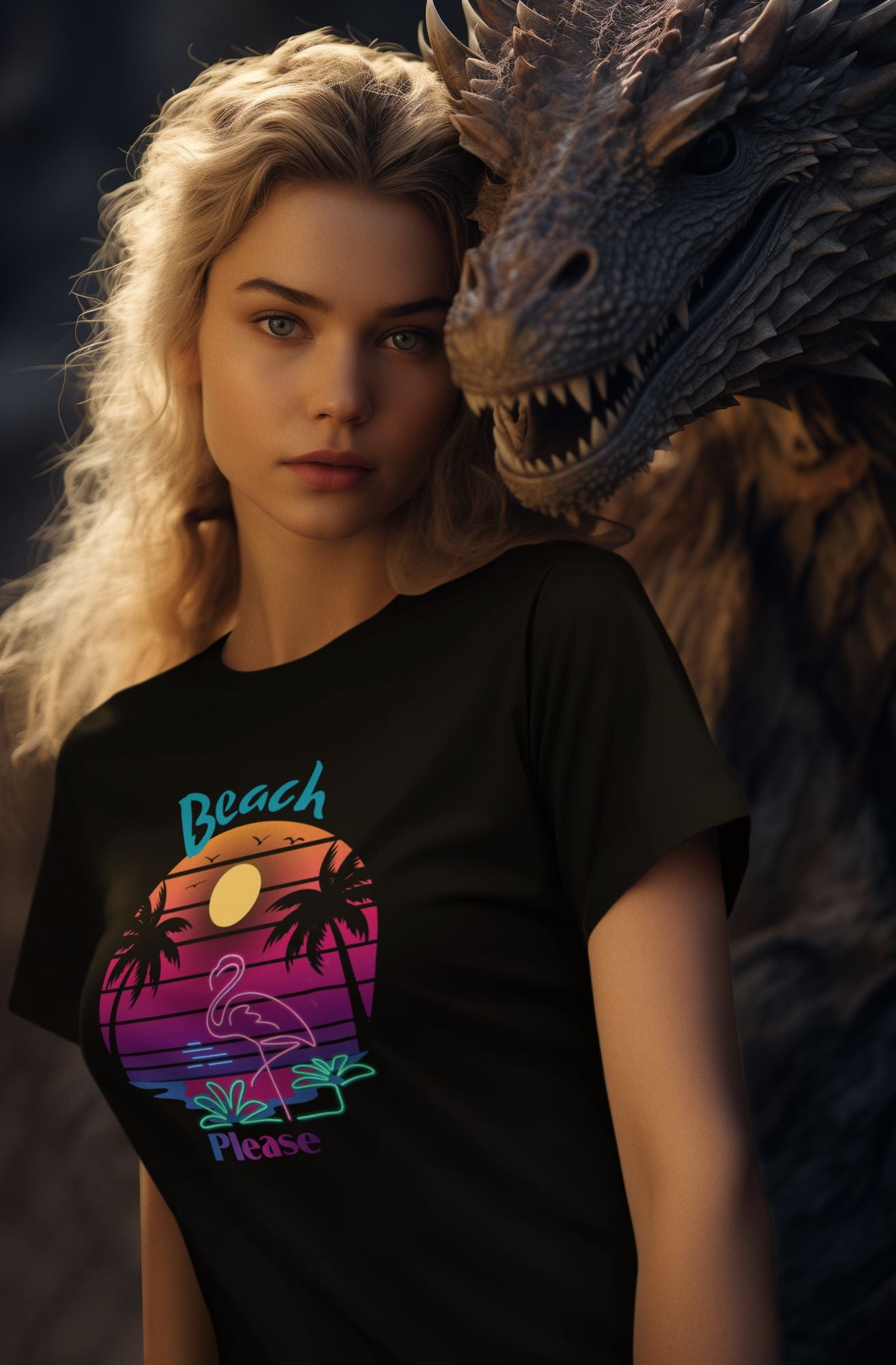 velaryon-princess-woman-wearing-a-summer-t-shirt-next-to-an-baby-dragon