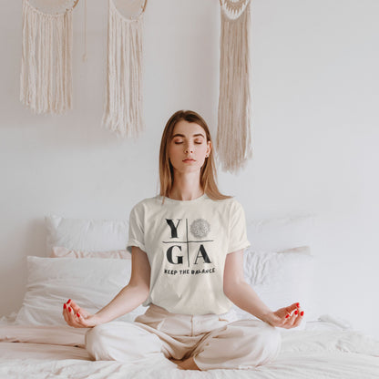 Chic Yogic Women's Tee: Keep Your Balance in Style