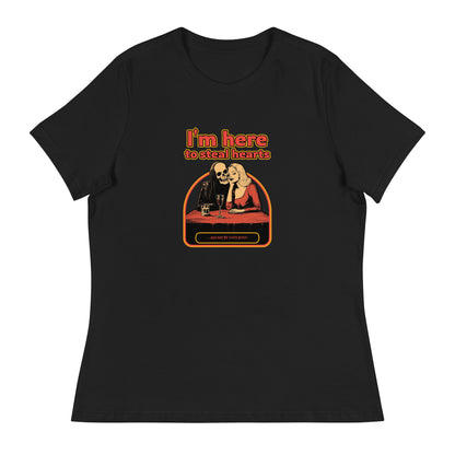 Creepy and Funny Halloween Skeleton Tee for Women's